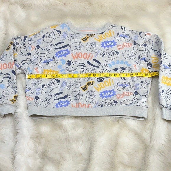 Disney Brand Critters pullover L heather fabric 80% ORGANIC cotton polyester - Picture 4 of 7